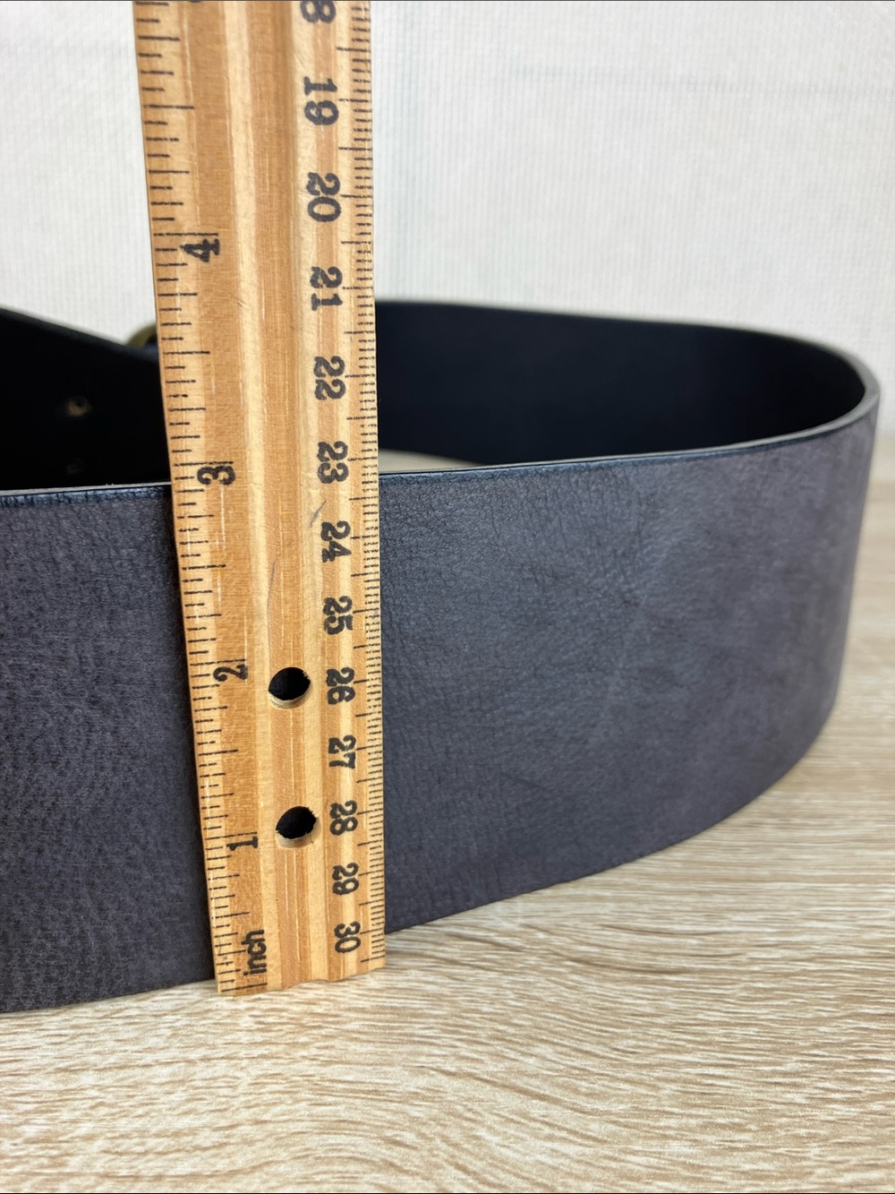 Free People Italian Leather Hip Belt Taupe - Picture 12 of 14
